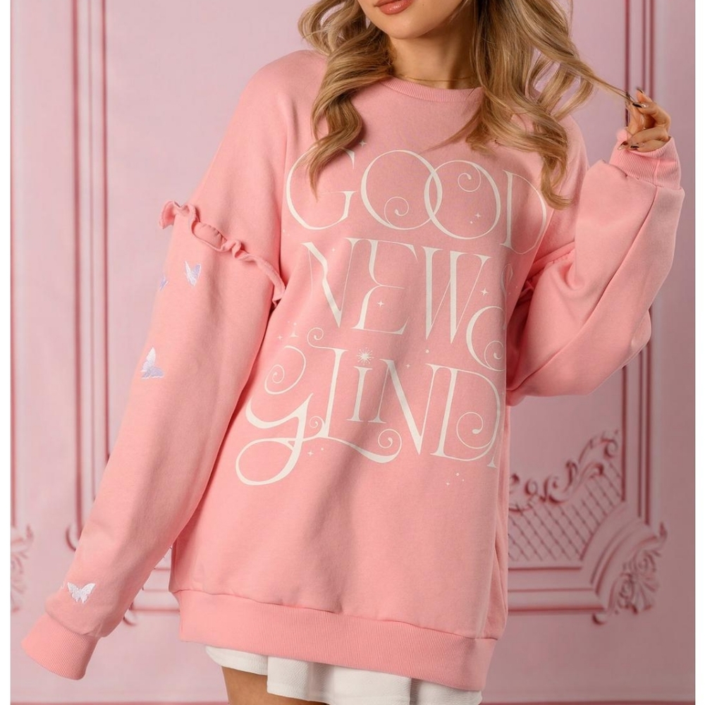 Cakeworthy Wicked Glinda Good News Crewneck - Size XL